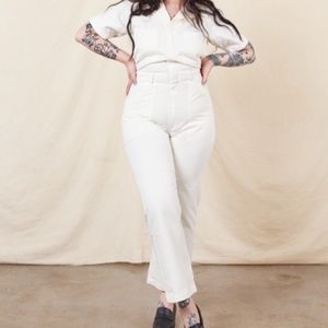 Used SHORT SLEEVE JUMPSUIT - VINTAGE TEE OFF-WHITE